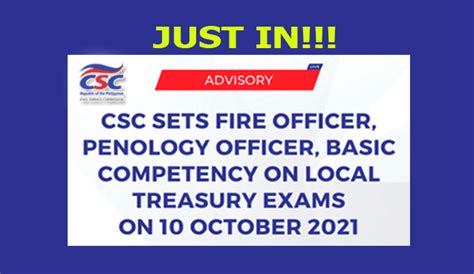 Applications for Fire Officer, Penology Officer, and Local Treasury .